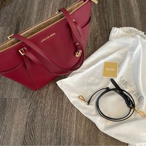 Michael Kors Maroon Tote Purse